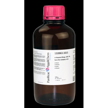 n-Hexano (Reag. USP, Ph. Eur.) para análisis, ACS PA 1000ml (1 Litro)