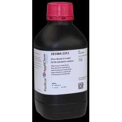 Plata Nitrato 0,1 mol/l (0,1N) solución valorada 1000ml (1 Litro)