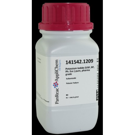 Potasio Yoduro (USP, BP, Ph. Eur.) puro, grado farma PRS 250 g