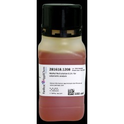 Rojo de Metilo solución 0,1% para análisis volumétrico 100ml