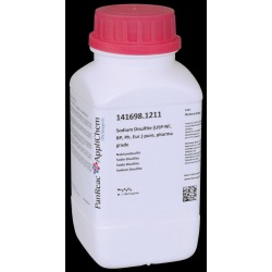 Sodio Disulfito (USP-NF, BP, Ph. Eur.) puro, grado farma PRS 1000 g