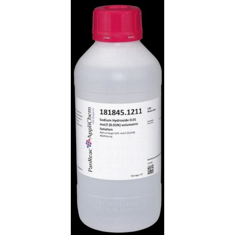 Sodio Hidróxido 0,01 mol/l (0,01N) solución valorada 1000ml (1 Litro)