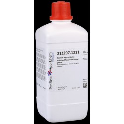 Sodio Hipoclorito solución 5% p/v grado técnico QP 1000ml (1 Litro)