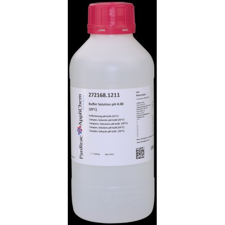 Tampón, Solución pH 4,00 (20°C)  1000ml (1 Litro)