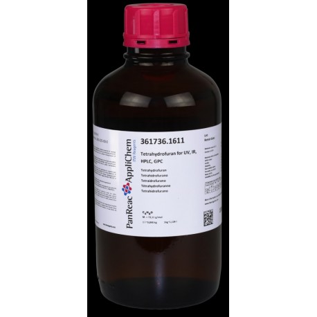 Tetrahidrofurano para UV, IR, HPLC, GPC 1000ml (1 Litro)