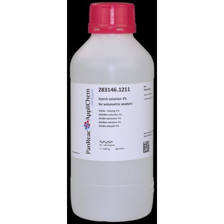 Almidón solución 1% (Reag. Ph. Eur.) para análisis volumétrico 1000ml (1 Litro)