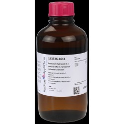 Potasio Hidróxido 0,1 mol/l (0,1N) en 2-propanol solución valorada 1000ml (1 Litro)