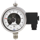 MANOMETRO muelle tubular c/cont.elec. PGS23.100 400bar G1/2G -20+200ºC