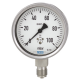Manometro de capsula ejecucion en acero inox 632.50.100 -100mmH20_150mmH20 G1/2B Clase1.6 IP 54