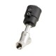 Válvula accionada ext. Asiento en ángulo Tipo AV210D 32SS conexión G 114T Función: NC inox 1 1/4"