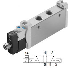 Electroválvula Ref. VUVG-L14-M52-AT-G18-1R8L