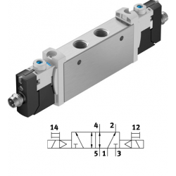 Electroválvula Ref. VUVG-L14-B52-T-G18-1R8L