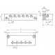 BASE X 8 ELECTROPILOTOS 10MM