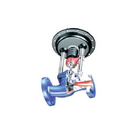 Valvula Globo con fuelle ARI con bridas 12046 430 GG25/AISI304 PN16 DN25