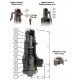 Válvula de seguridad TOSACA roscada 1216 INOX CF3M/316L DN1x1" PN40 BSP